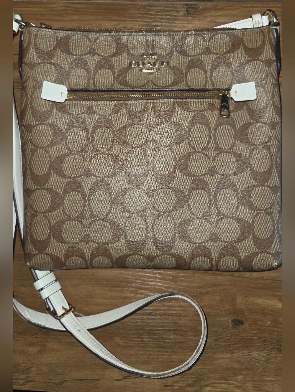 Coach Signature Canvas Crossbody Bag Rowan File Crossbody